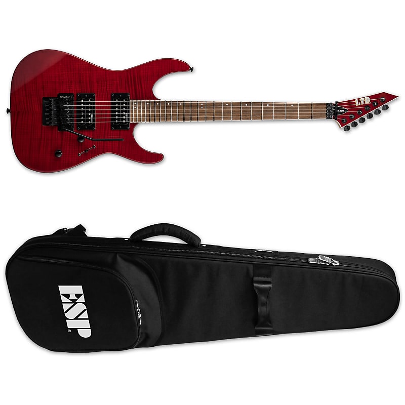 

Электрогитара ESP LTD M-200FM See Thru Red STR Electric Guitar M200 FM M-200 - With ESP TKL PREMIUM GIG!