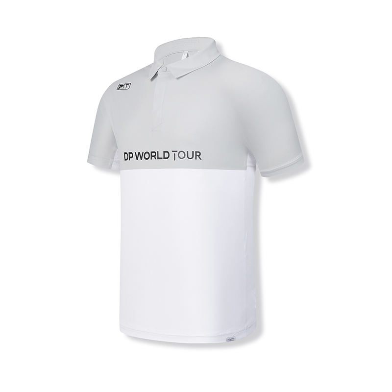 

Футболка поло мужская туманно-серый голубой FILA