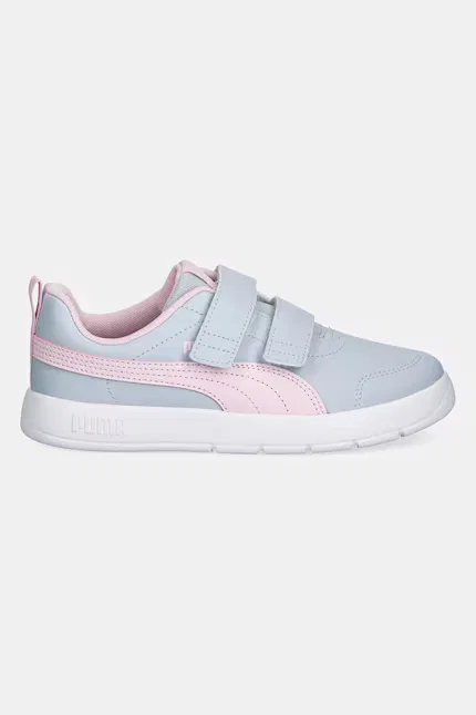 Кроссовки детские Courtflex V3 V Puma, синий — фото 2