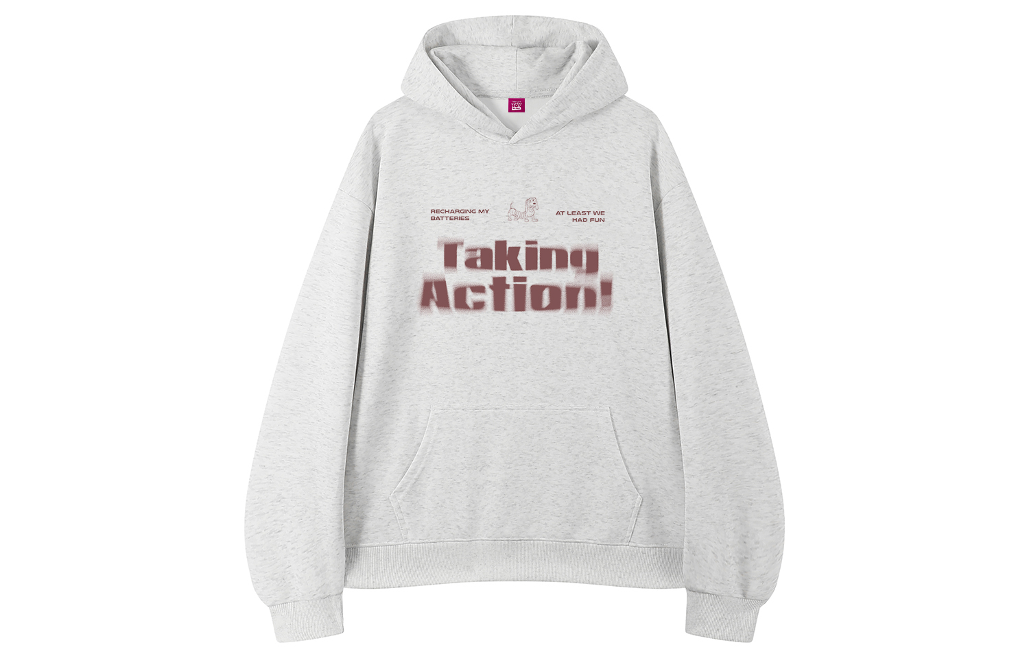 

Толстовка Unisex Hooded Thickened Heavyweight Disney, heather серый fleece-lined