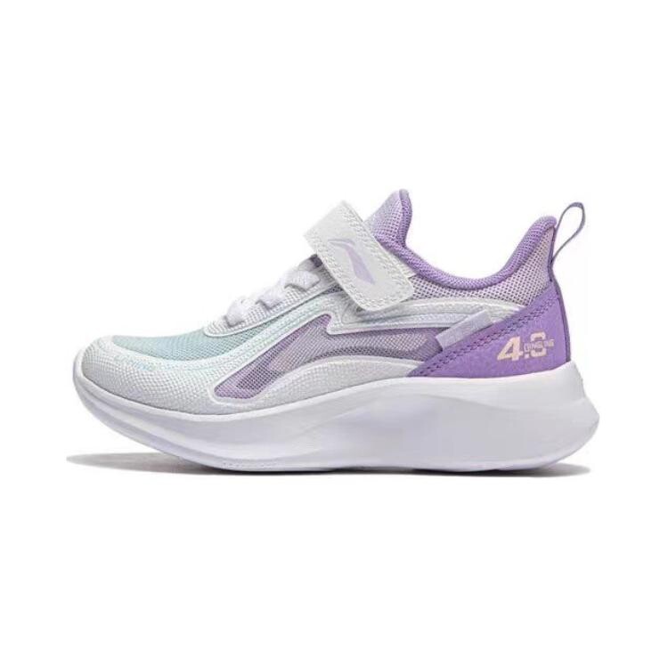 

Кроссовки LINING YOUNG Kids Lifestyle Shoes PS Low-top Standard White / Light Navel Blue / Light Khaki Purple, фиолетовый