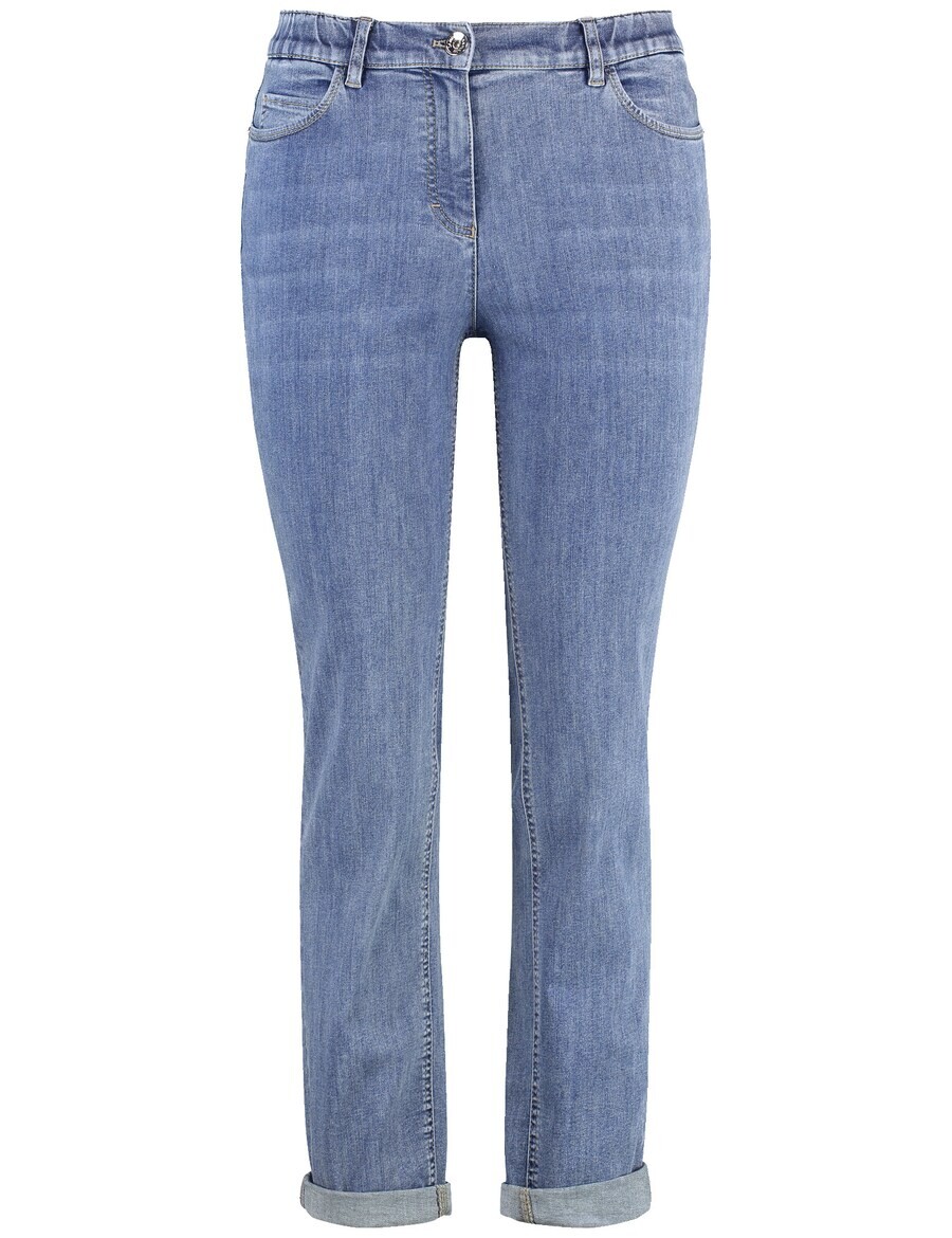 

Джинсы SAMOON Slim fit Jeans, синий деним
