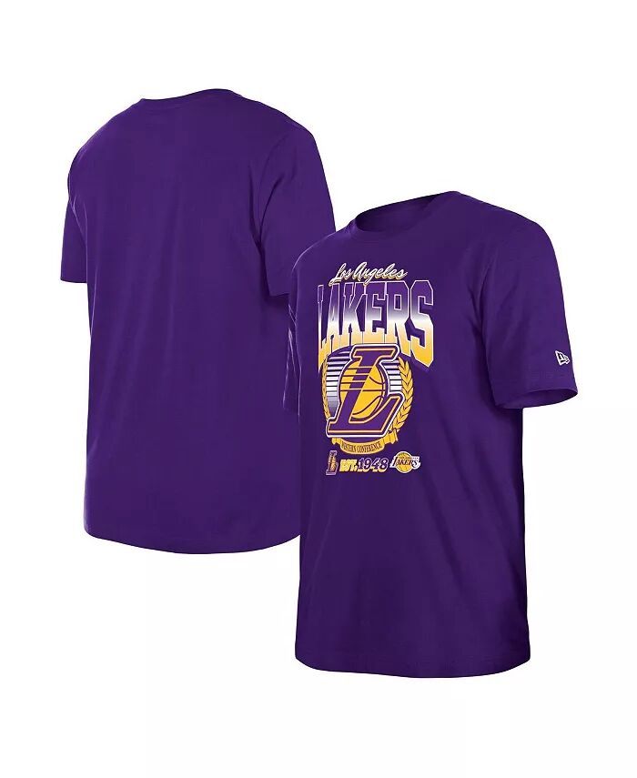 

Мужская и женская фиолетовая футболка Los Angeles Lakers Summer Classics New Era, фиолетовый