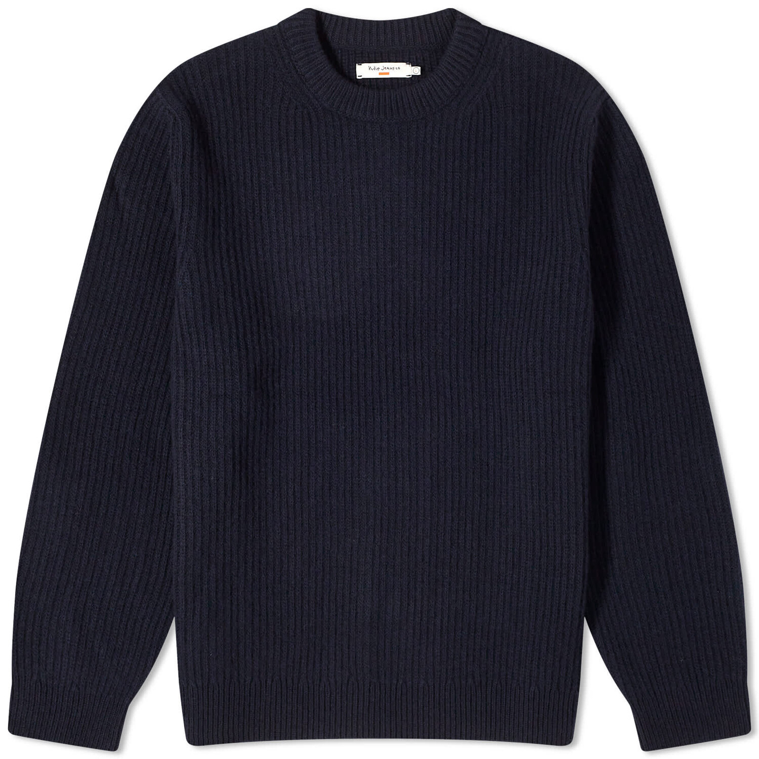

Джемпер Nudie Jeans August Rib Wool, темно-синий