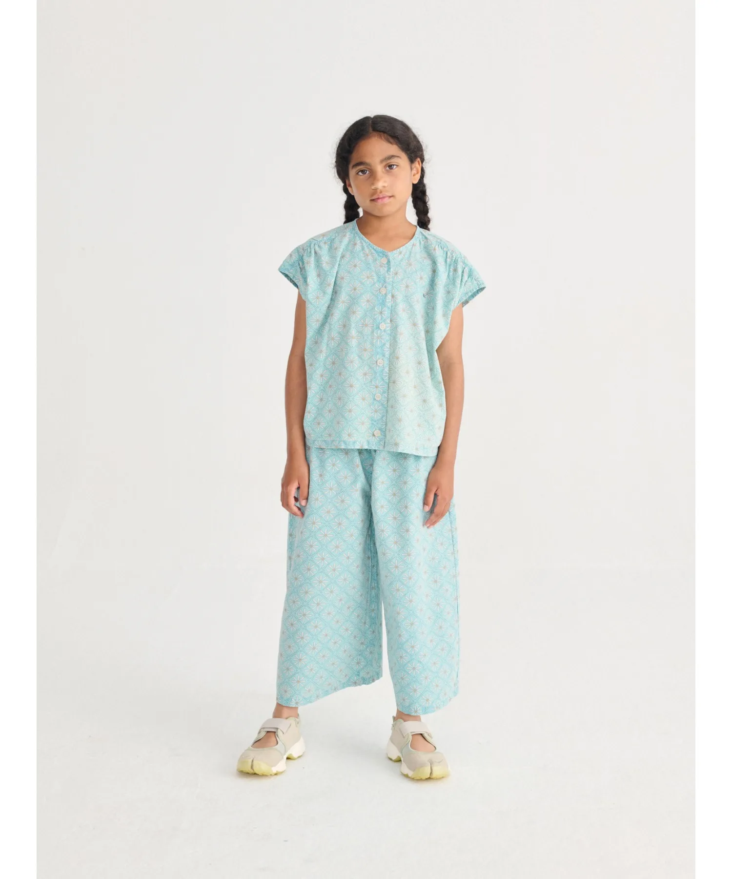 Детская блузка BOBO CHOSES Daisy Mosaic all over woven top — фото 2