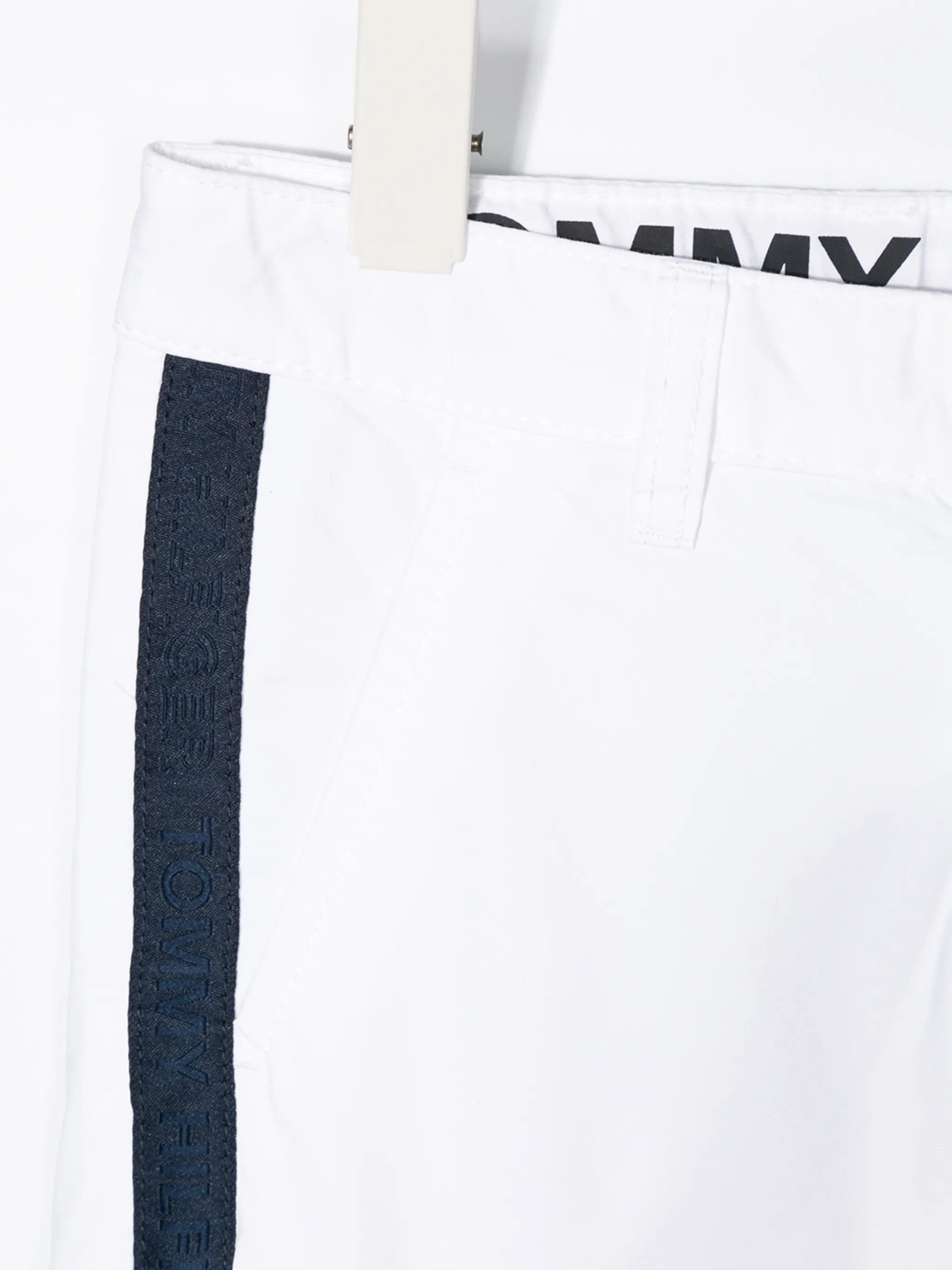 Шорты чинос с логотипом Tommy Hilfiger Junior, белый — фото 3