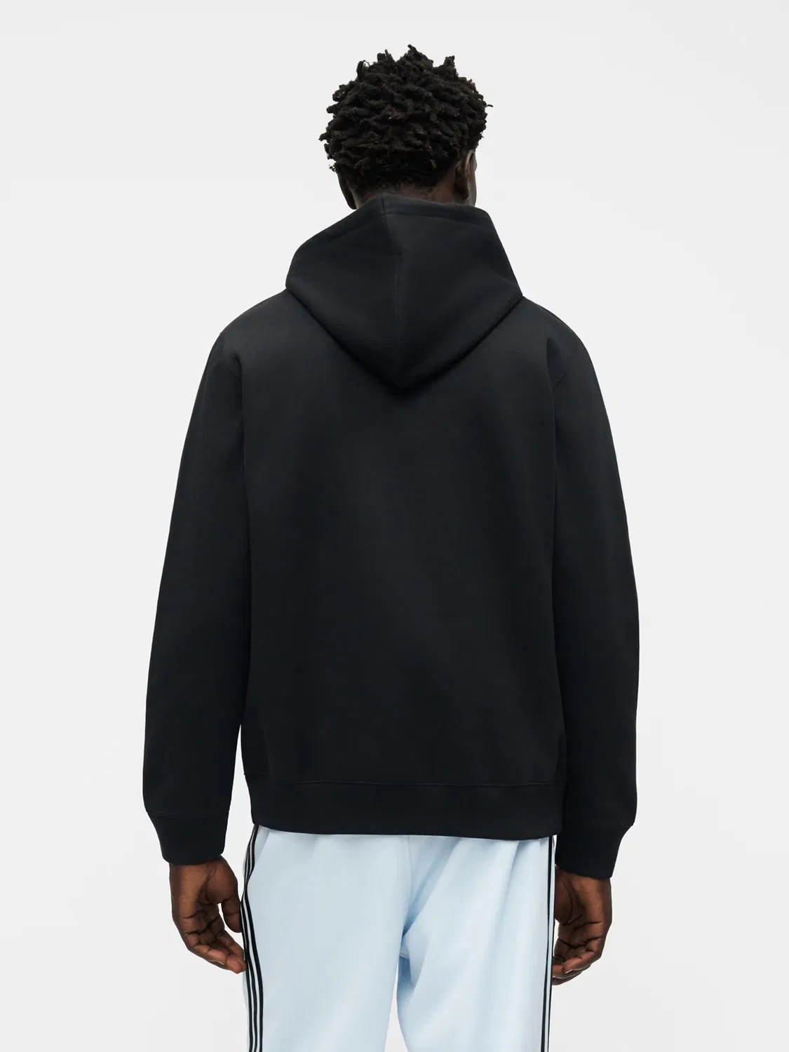 Толстовка Adidas Originals Trefoil Essentials черного цвета — фото 3