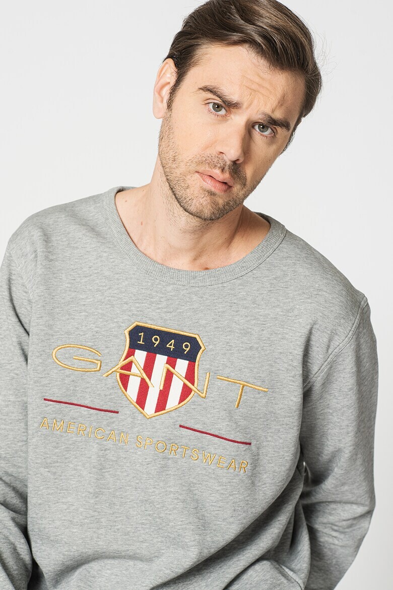 

Толстовка с логотипом Gant, серый