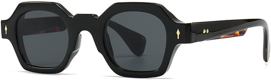 

Солнцезащитные очки UV400 - Маленькая оправа, панк-стиль, градиентная расцветка, для женщин и мужчин, для бега и занятий спортом на открытом воздухе UYPTK, Black Leopard Black