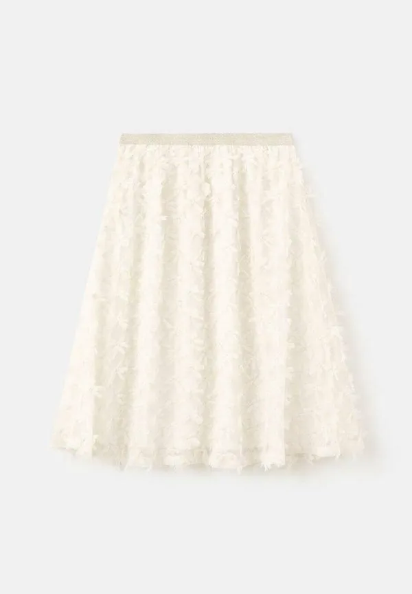 Детская юбка а-силуэта Mango Kids, Off White — фото 2