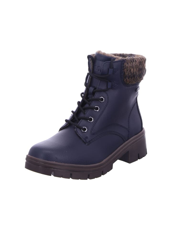 Ботильоны Jana Shoes Schnürstiefeletten, темно-синий