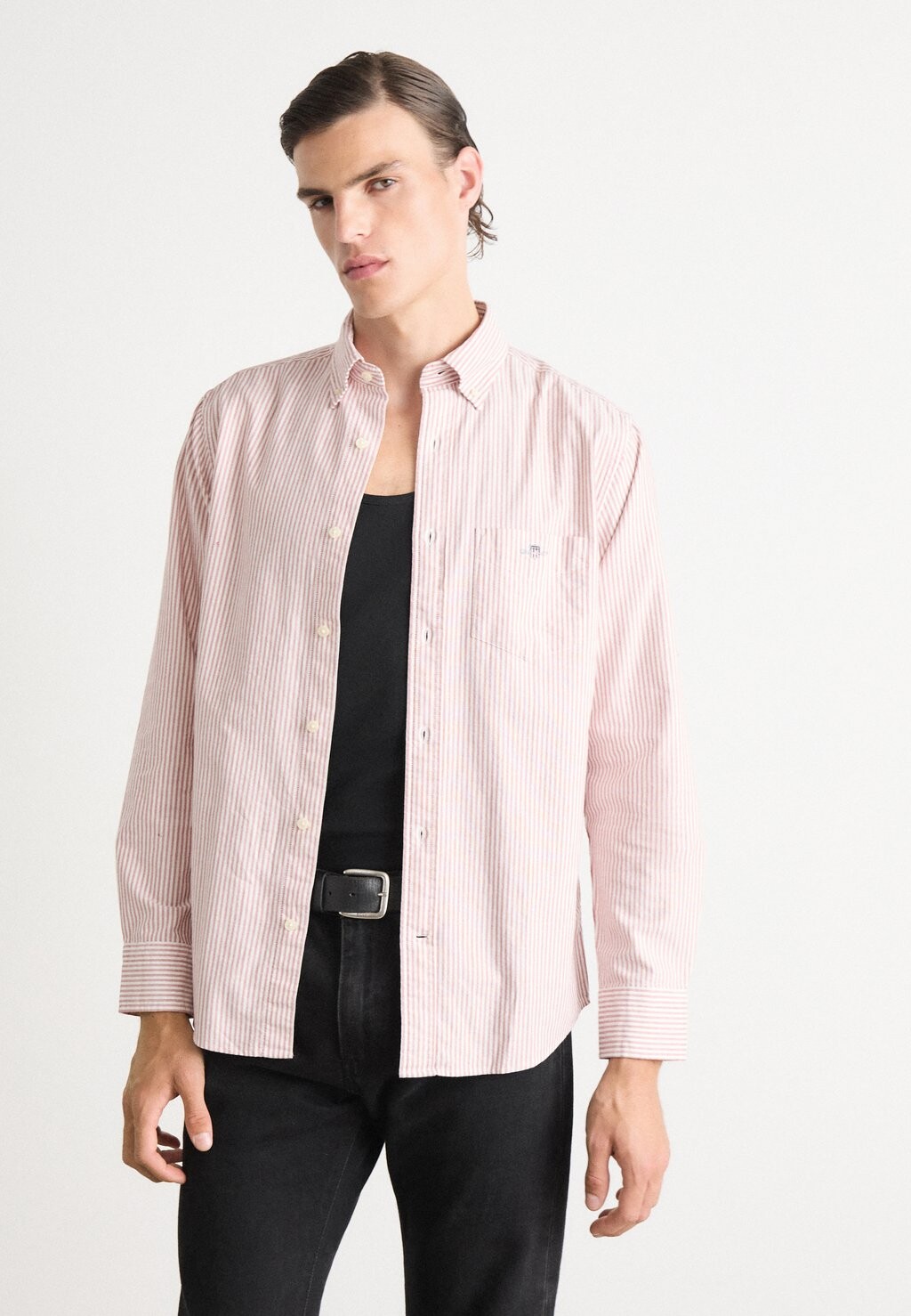 

Рубашка OXFORD BANKER STRIPE SHIRT GANT, красный