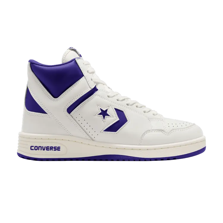 

Кроссовки Converse Weapon Mid Vintage White Court Purple, фиолетовый