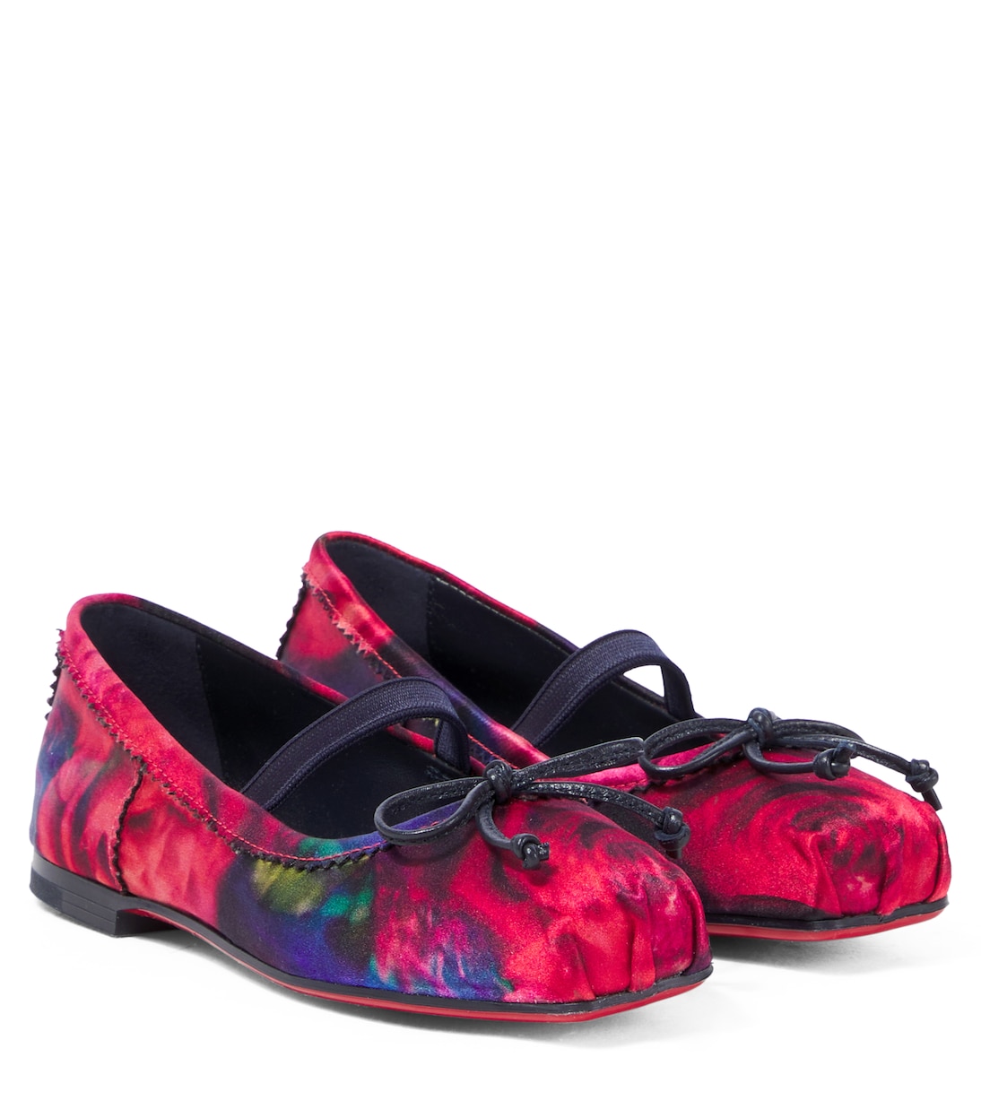 

Балетки Baballet Christian Louboutin Kids, Multi / Lin Navy