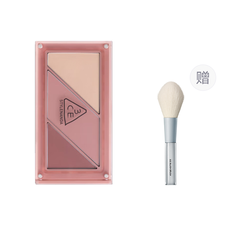 

Стекинг блаш легко растушевывается, усадка цвета, расширение цвета 3CE