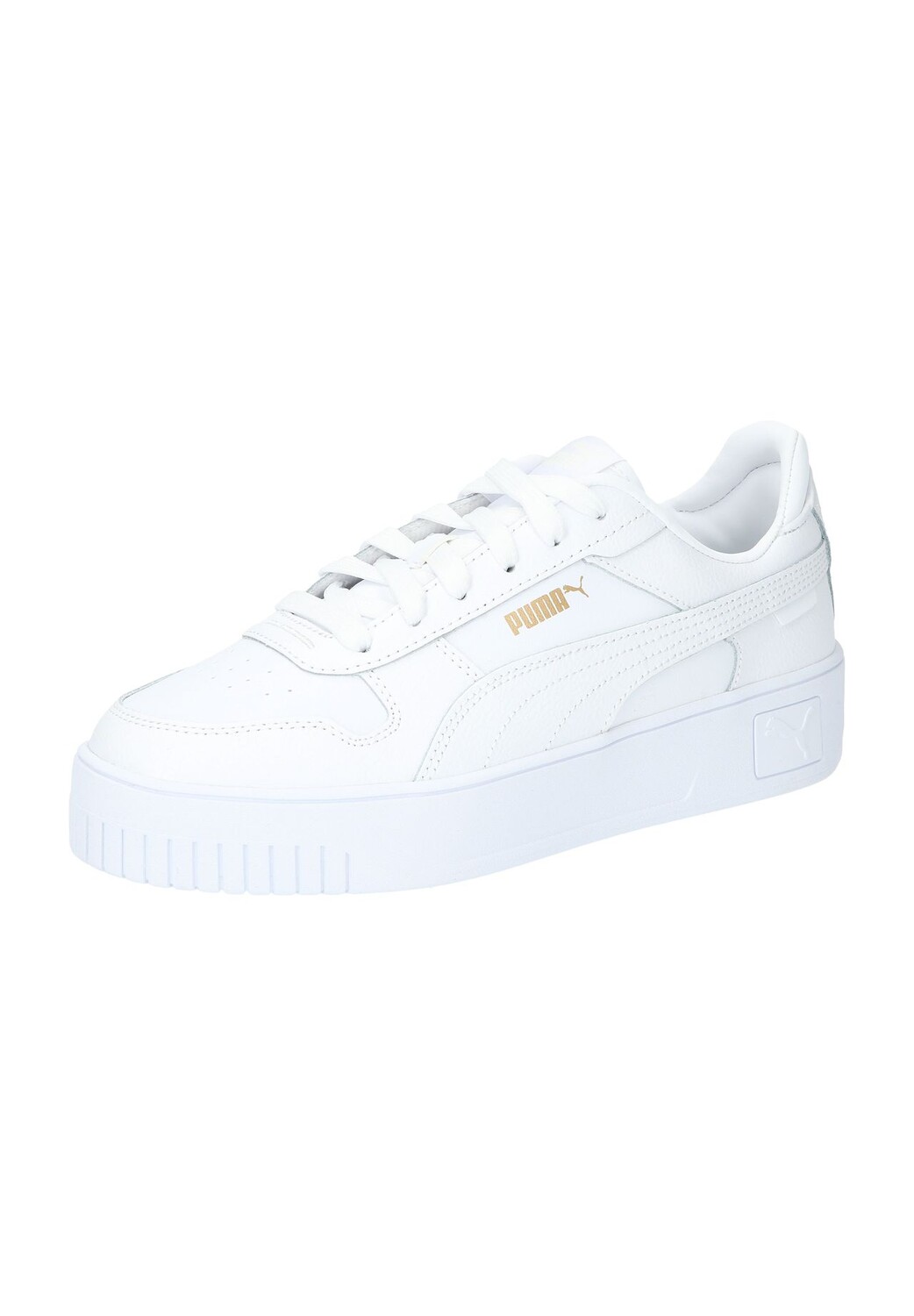 Кроссовки кожаные с логотипом женские PUMA, цвет Puma Whitepuma Wh