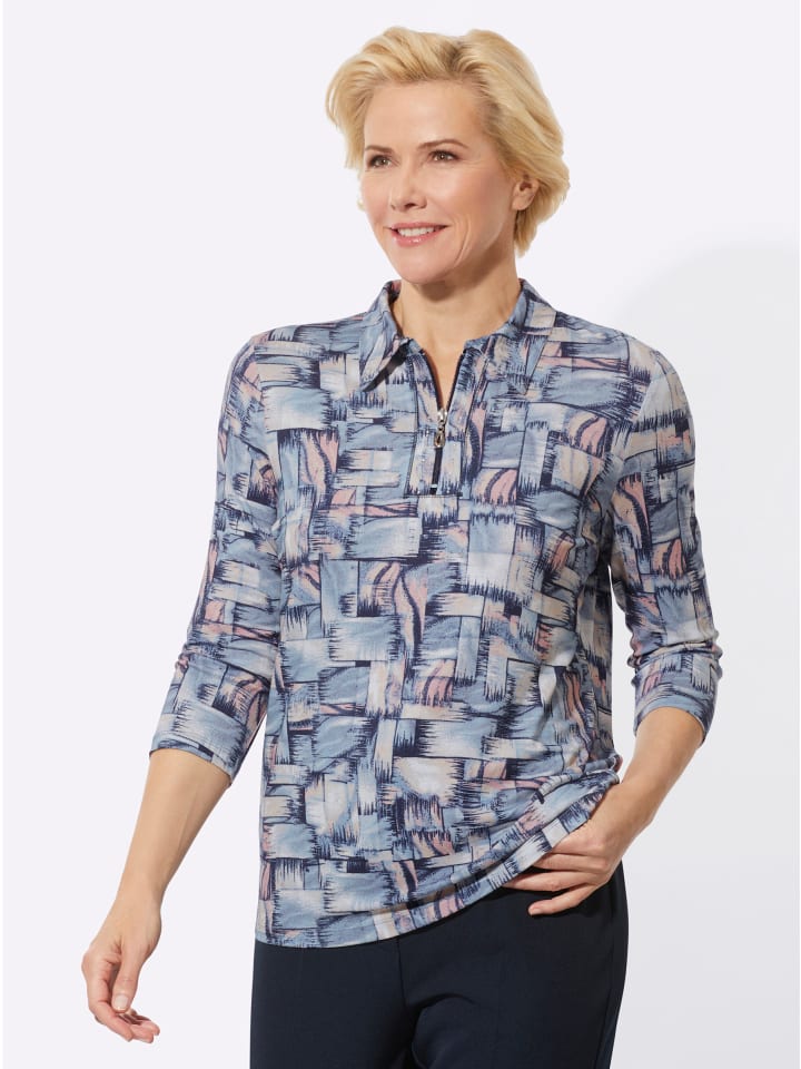 

Рубашка-поло с принтом гортензии и голубя WITT WEIDEN