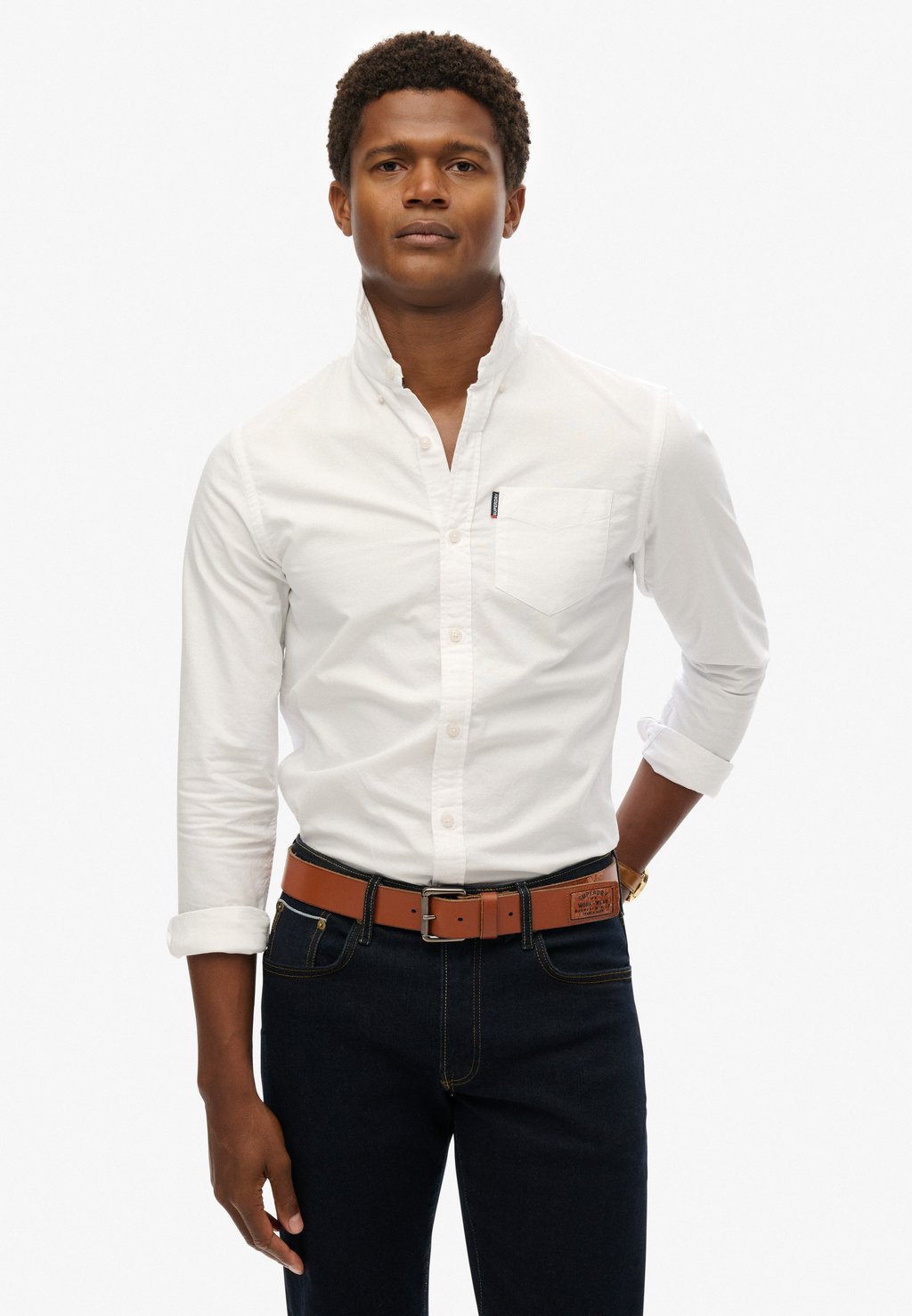 

Рубашка ESSENTIALS OXFORD Superdry, белый