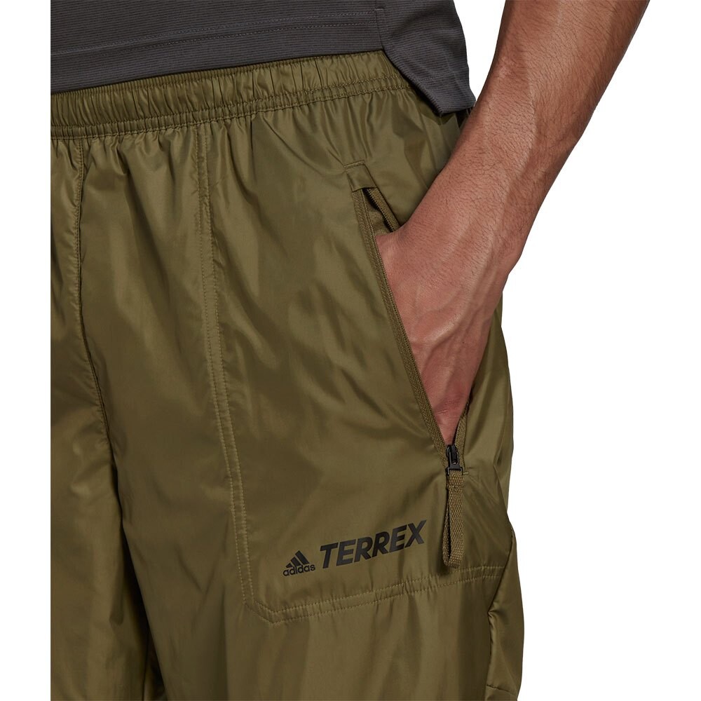 Джоггеры adidas Multi Primegreen Joggers, зеленый — фото 4