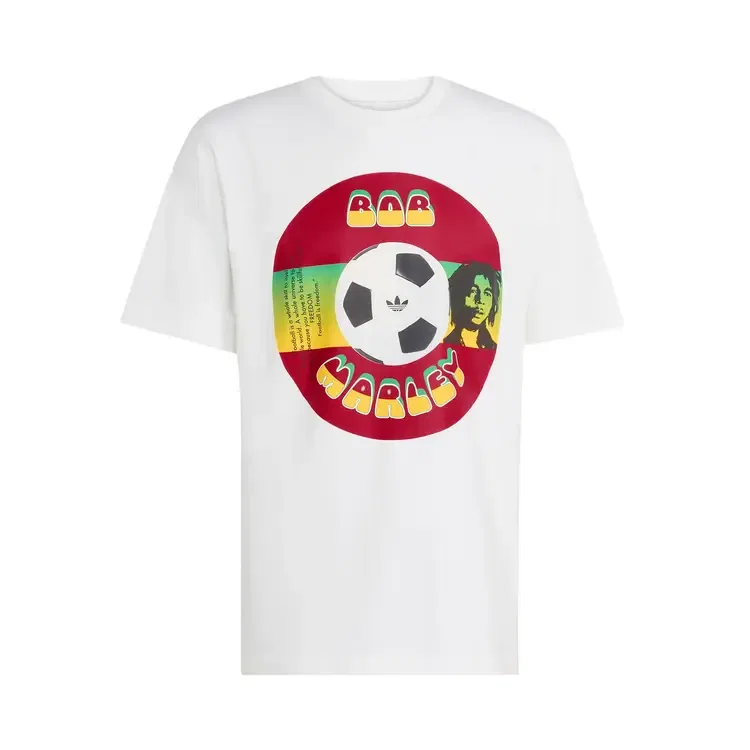 Футболка Adidas Bob Marley Originals, белый
