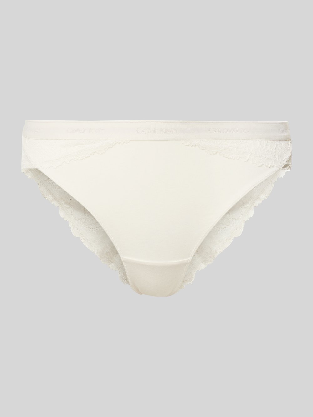 

Трусы с эластичным поясом с логотипом Calvin Klein Underwear, кремовый