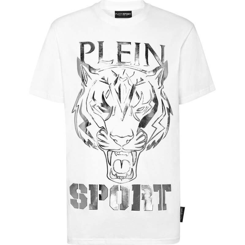 

Футболка с тигром Plein Sport, цвет wei