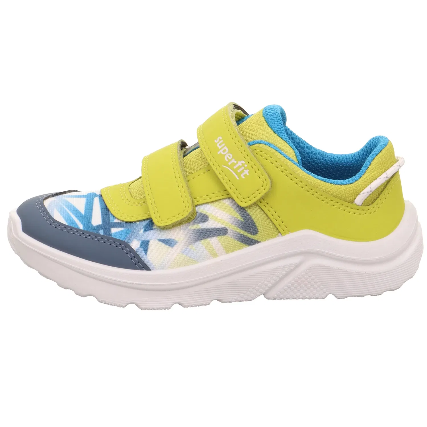 Сникерсы Kicks Superfit, желтый/бирюзовый — фото 3