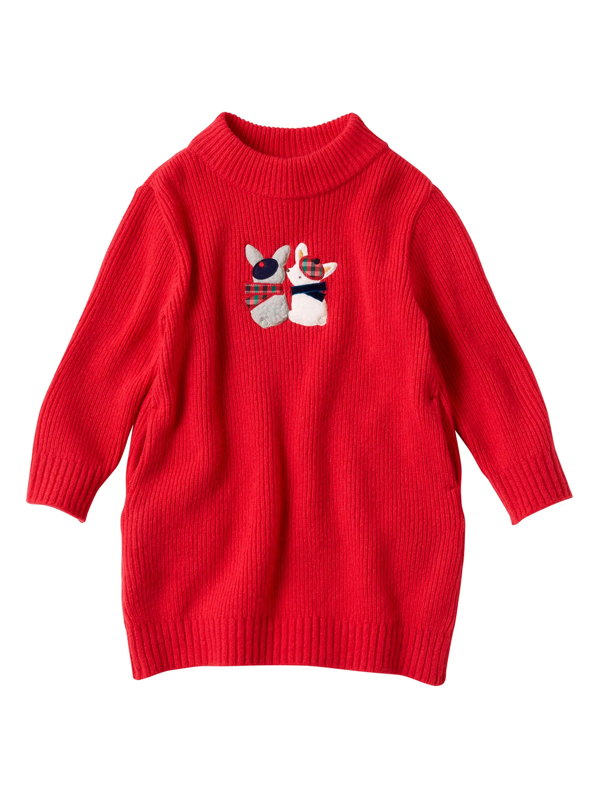 

Платье с аппликацией Familiar, красный