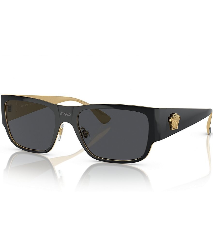 

Versace Мужские квадратные солнцезащитные очки VE226256-X 56 мм, черный