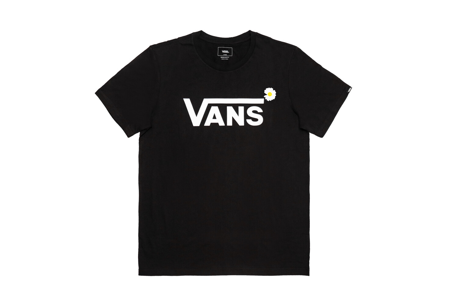 

Футболка унисекс черная Vans, черный