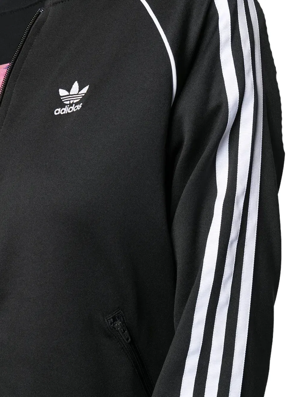 Куртка Superstar в полоску Adidas, черный — фото 2