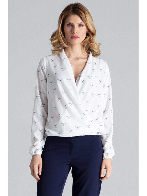 

Блузка стандартного кроя Figlfigl, экрю