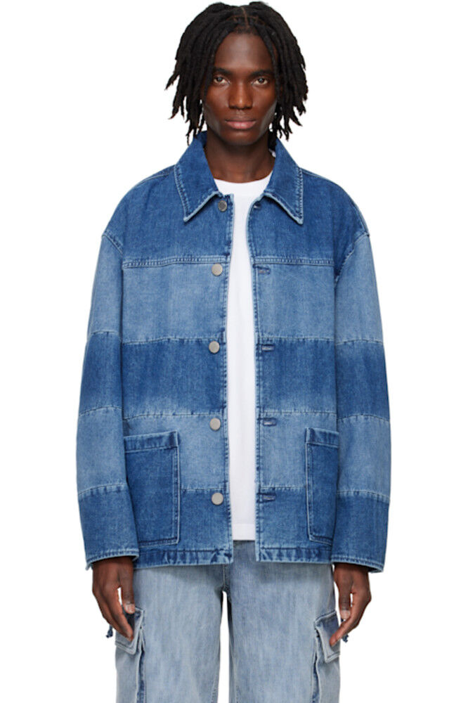 

Куртка из денима Blue Block Solid Homme