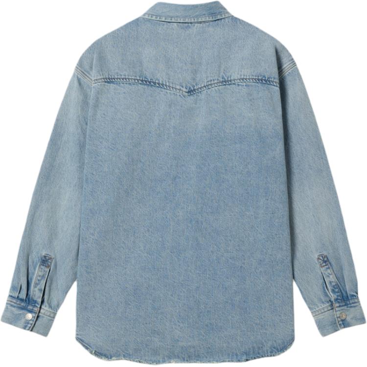 Levis Джинсовая куртка мужская туманно-голубая, Misty Blue — фото 2
