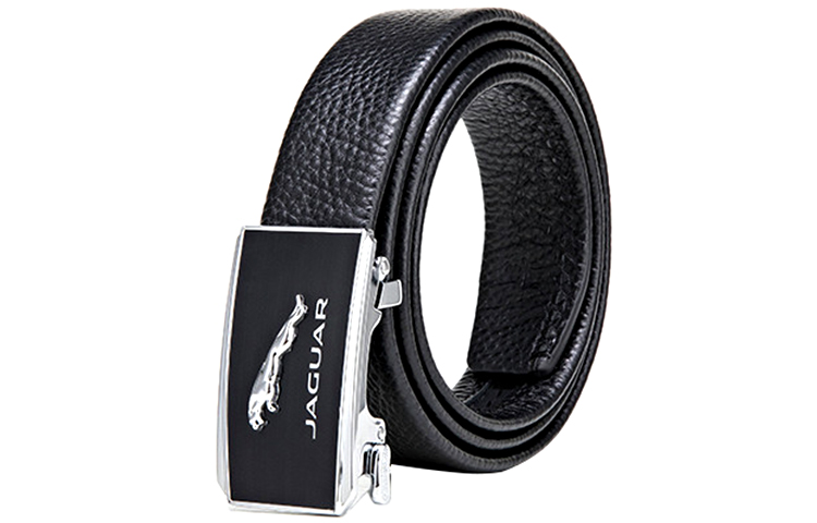 

JAGUAR Кожаный мужской ремень черный, Black