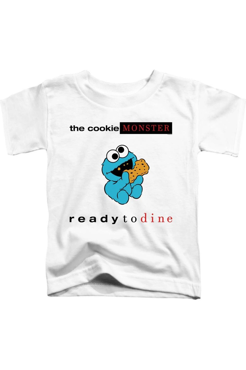 

Футболка с коротким рукавом Sesame Street Ready To Dine для детей Gildan, белый