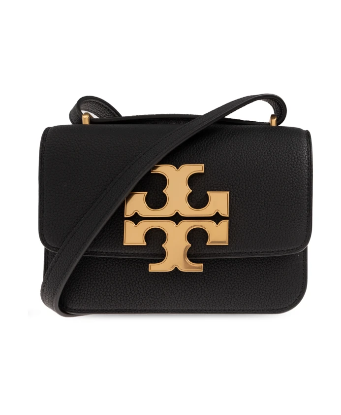 

Маленькая кожаная сумка через плечо Tory Burch, черный