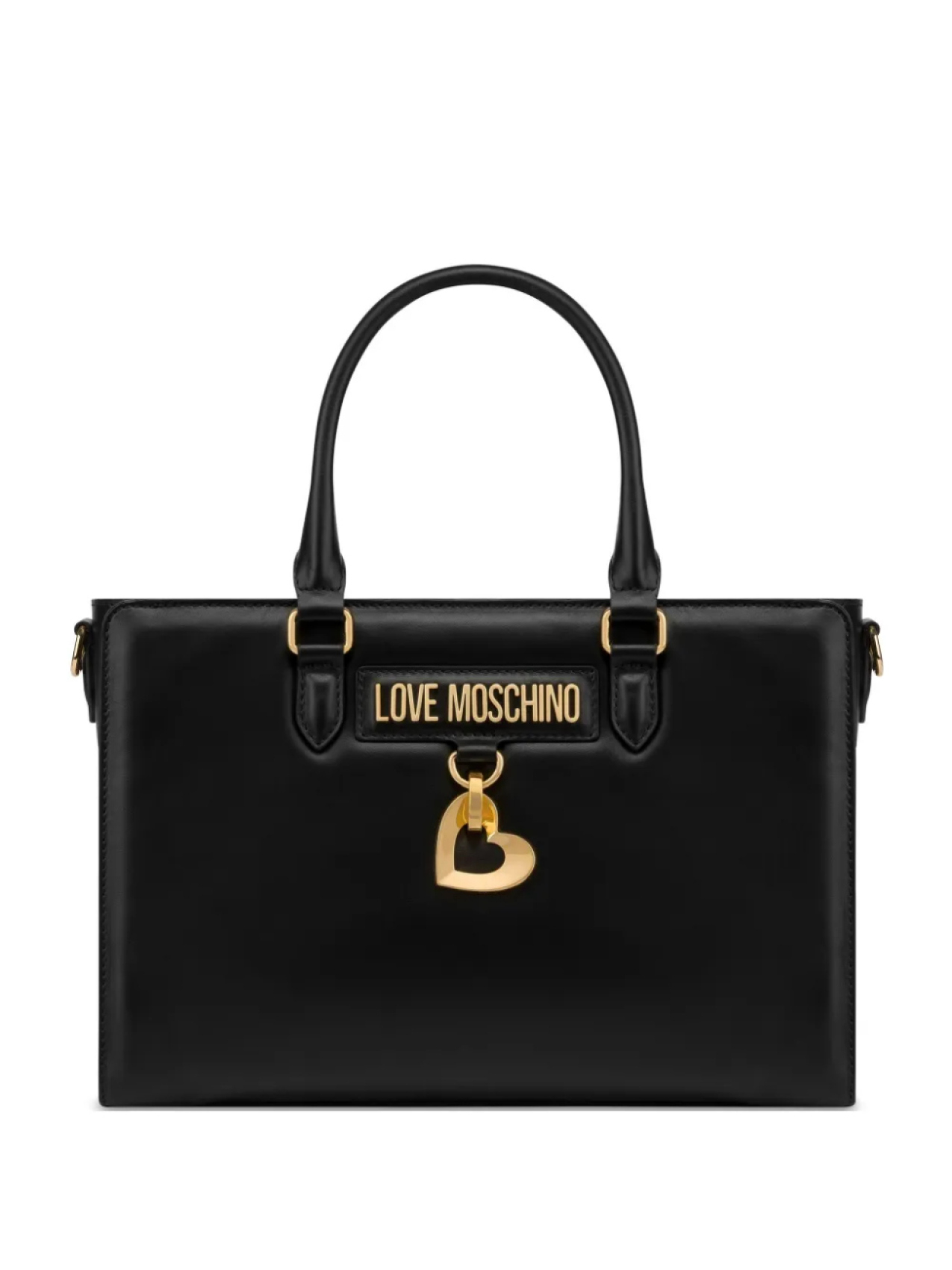

Сумка на плечо с логотипом Love Moschino, черный