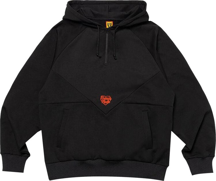 

Худи Human Made Half Zip 'Black', черный