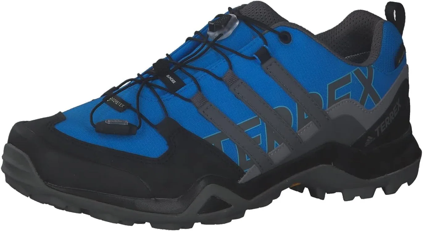 Мужские походные кроссовки Adidas Terrex Swift R2 Gore-tex, черный/синий/серый