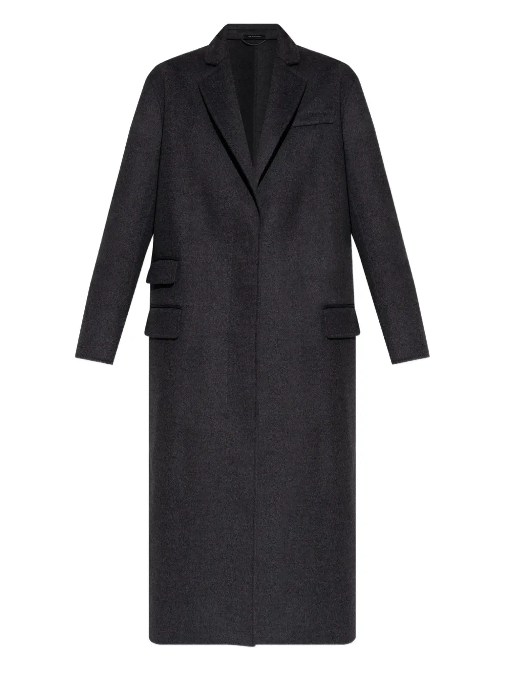 

Однобортное шерстяное пальто TOM FORD, серый