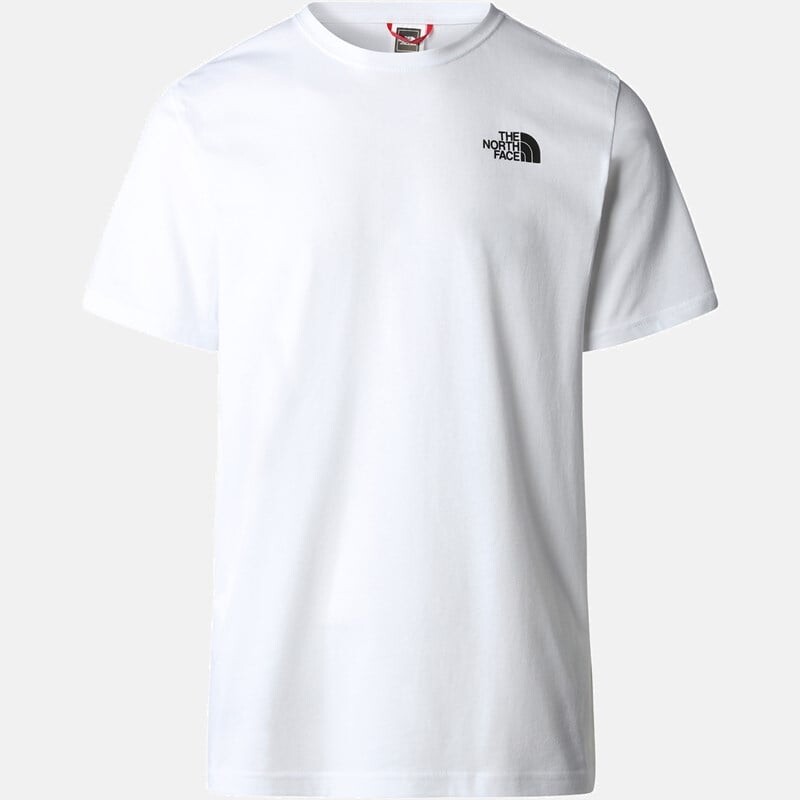 

Мужская футболка красная коробка The North Face, мультиколор