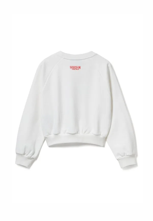 Укороченная толстовка stranger things United Colors Of Benetton, White — фото 2