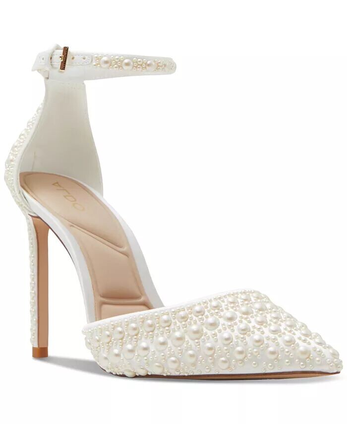 

Женские двухсекционные туфли-лодочки Derperla с жемчугом Aldo, белый