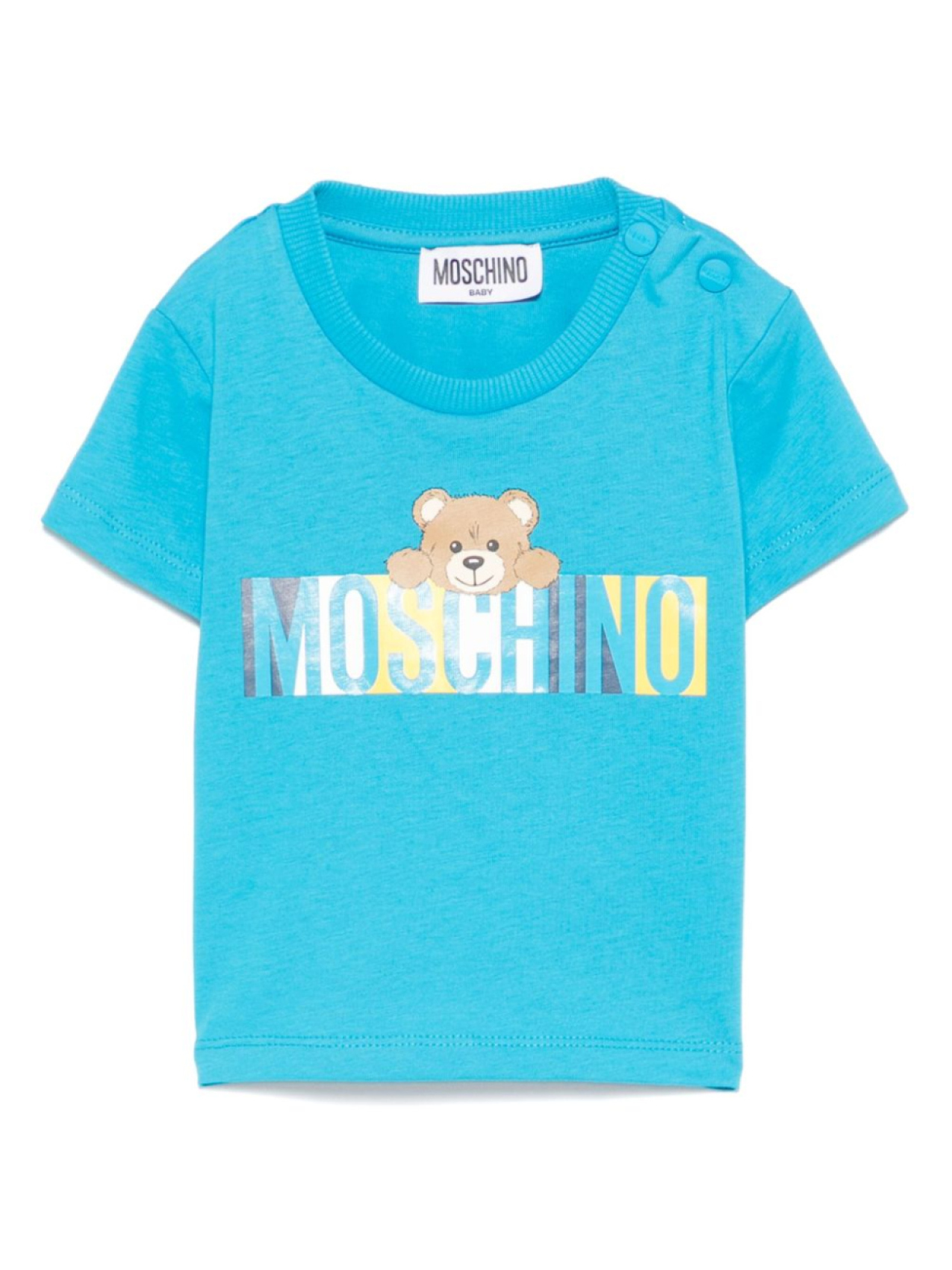 

Moschino Kids футболка Teddy Bear, синий