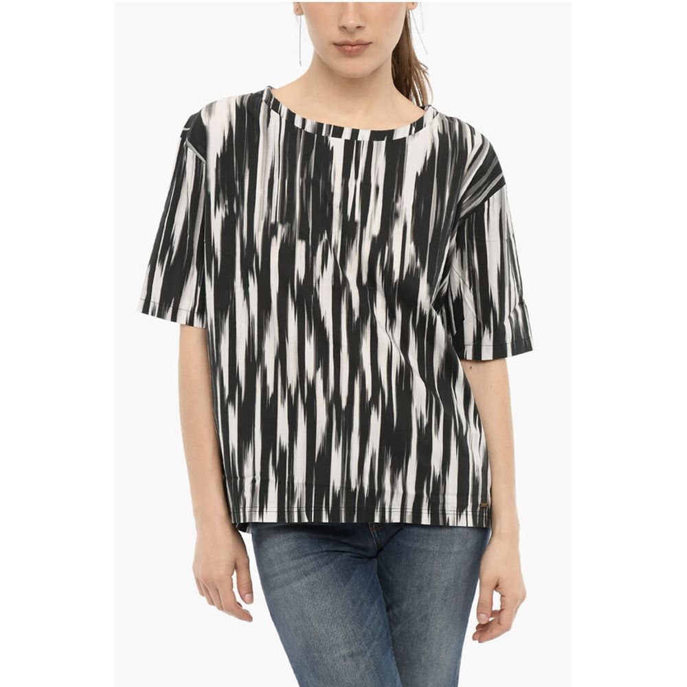 

Блузка Popeline с градиентным эффектом Woolrich, Black and White