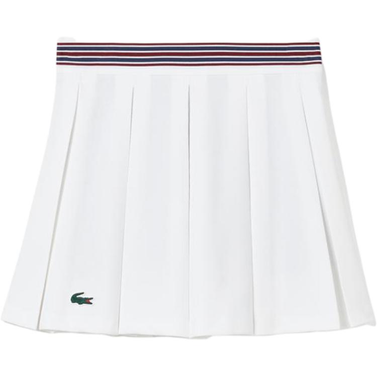 Повседневная короткая юбка Lacoste, белая — фото 3