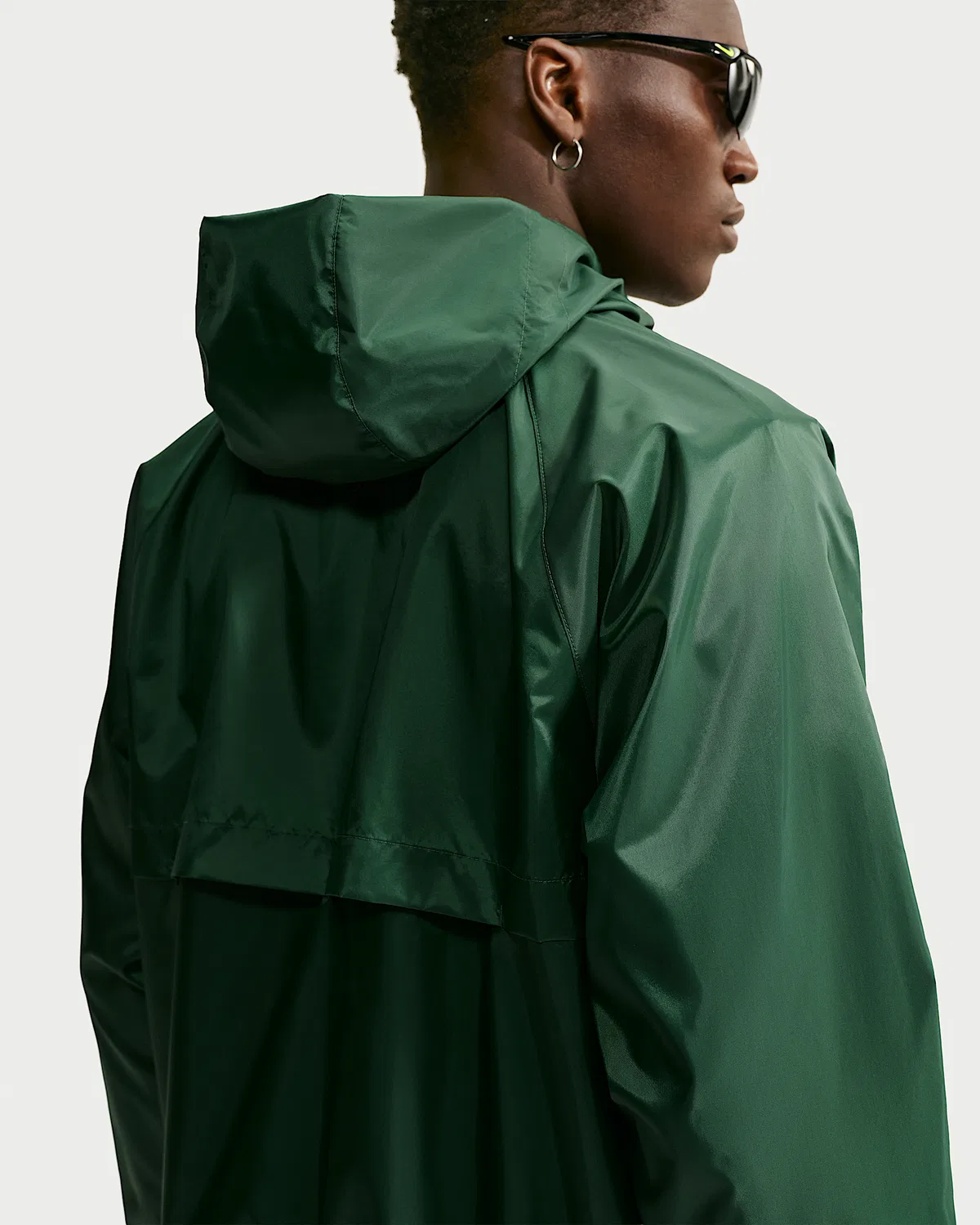 Мужская куртка Nike Dri-FIT Soccer Anthem Jacket Nigeria, Gorge Green/Electric Green/White — фото 2