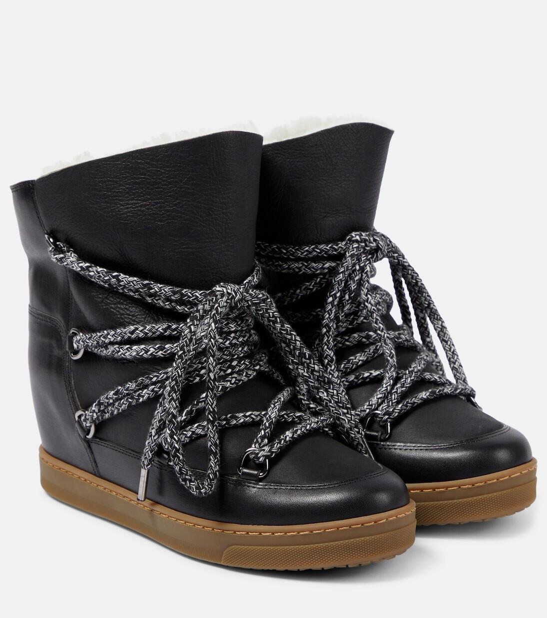Зимние ботинки nowles Isabel Marant, черный