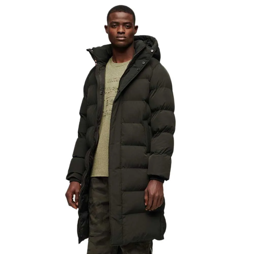 

Куртка Superdry Longline, зеленый